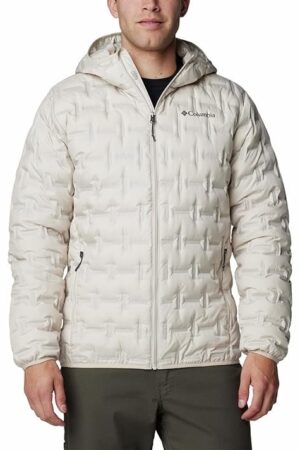 Columbia Men Omni-Heat Reflective Delta Ridge II Hooded Hiking and Trekking Down Jacket