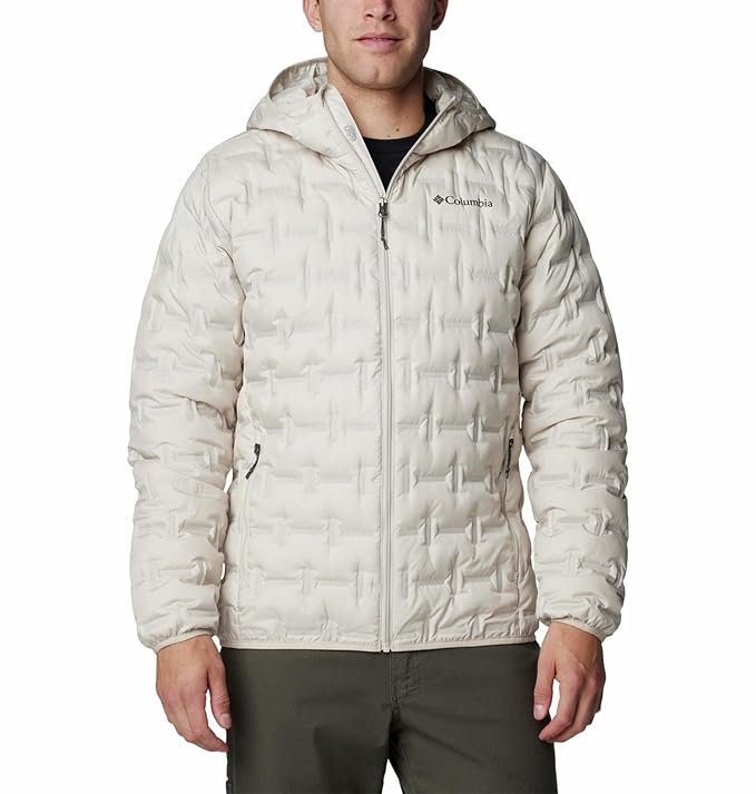 Columbia Men Omni-Heat Reflective Delta Ridge II Hooded Hiking and Trekking Down Jacket