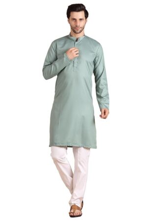 Uri and MacKenzie Men's Cotton Blend Kurta with Pant