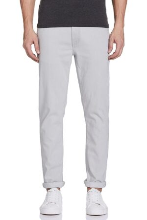 The Indian Garage Co Men's Slim Fit Mid Rise Solid Mid-Rise Stretchable Jeans