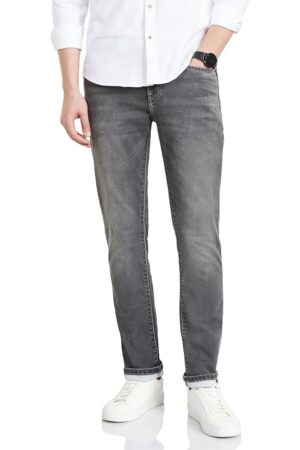 Symbol Premium Men's Slim Fit Stretchable Jeans | Casual Denim | Cotton Stretch | Fashion Shades of Black & Blue (Available in Plus Sizes)