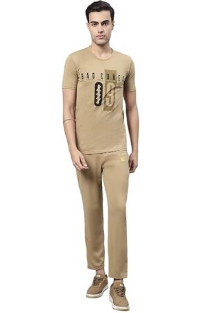 Mack Jonney Cotton Printed Co-ord Set Tracksuit for Men-T_PRT_23_WHT_D10_WHT_02-P