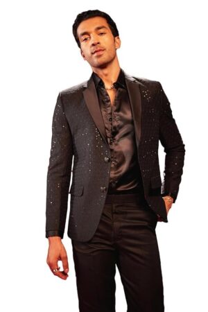 VASTRAMAY Embroidered Blazer for Men – Versatile Ethnic Wear for Weddings & Special Occasions