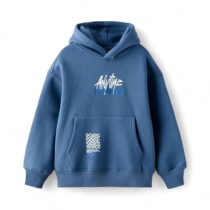 Alan Jones Clothing Cotton Blend Printed Hoodies For Boys