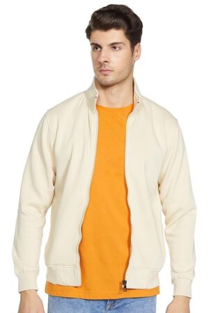 Qube By Fort Collins Men's Fleece Hooded Neck Sweatshirt