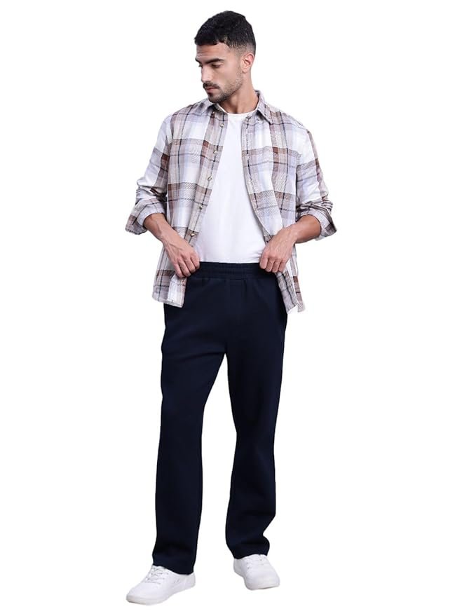 Tommy Hilfiger Regular-Fit Solid Mid Rise Trackpant
