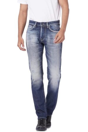 JACK & JONES Men's Tim Slim Fit Low Rise Jeans