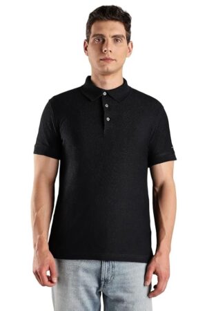 Tommy Hilfiger Solid Slim-Fit Cotton Polo T-Shirt