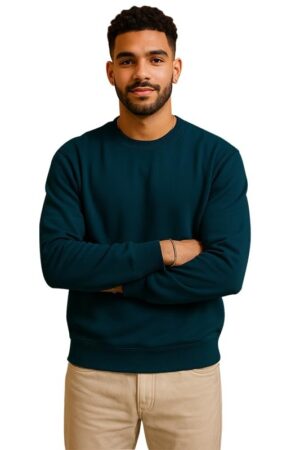 Sleepynuts Men's Full Sleeve Round Neck Fleece Sweatshirt