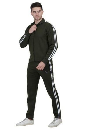 HiFlyers Men Cotton Fleece Tracksuit (One Upper, One Lower)