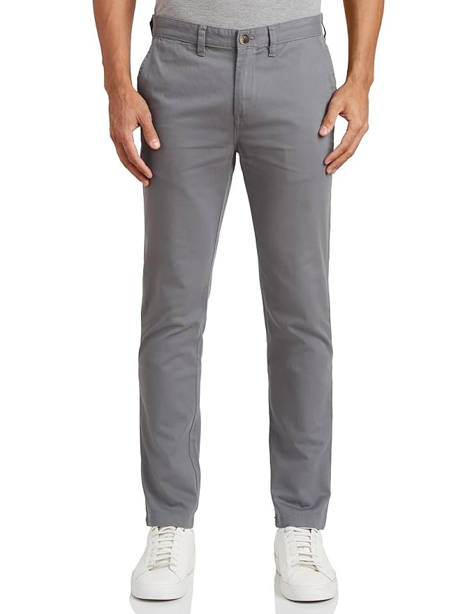 Amazon Brand - Symbol Men's Casual Regular Fit Cotton Pants | Chinos | Trousers