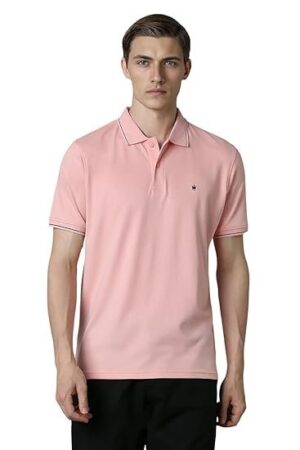 LP Men's Solid Regular Fit T-Shirt