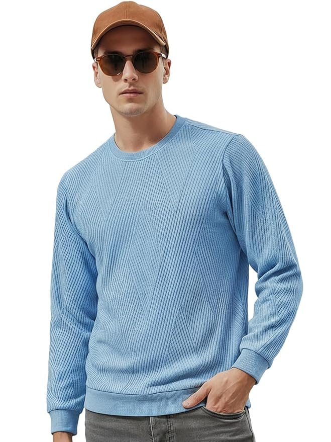 Bewakoof Men's Polyester Regular Fit Sweatshirt | Sweatshirt for Man Winter Wear