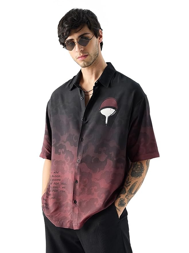 The Souled Store Men's Cotton Oversized Fit Shirt
