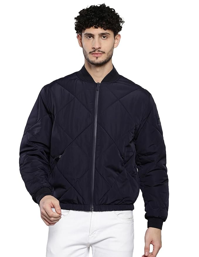 Calvin Klein Mens Blue Color Jacket