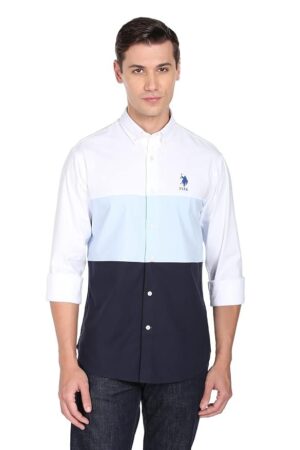 U.S. POLO ASSN. Men's Cotton Regular Fit Shirt
