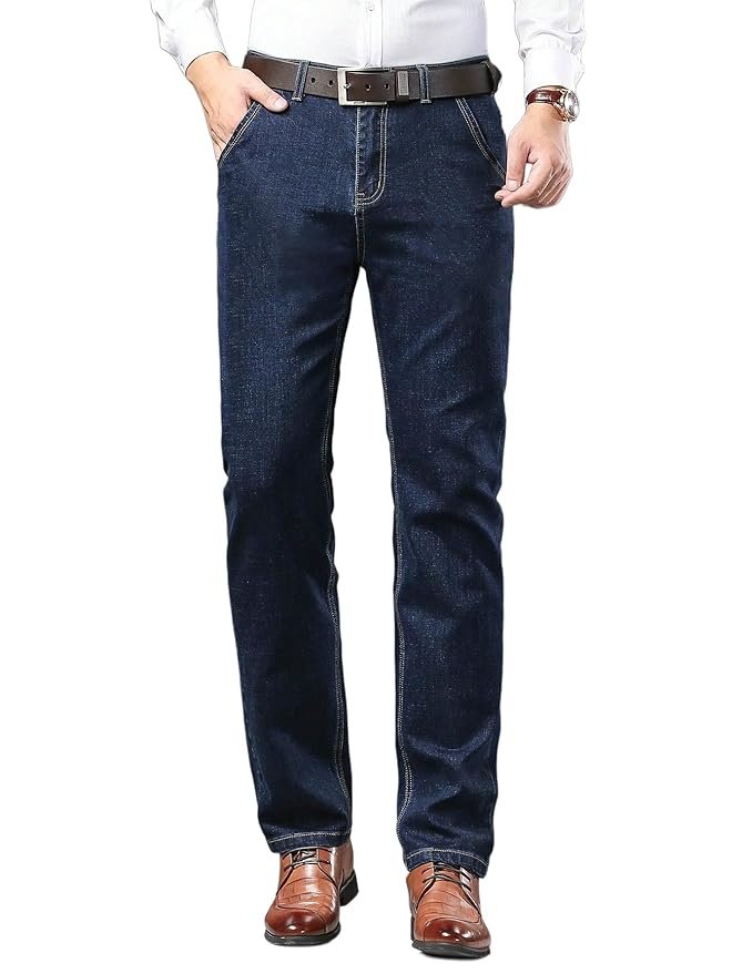 Jeans for Men | Denim Pants with Straight Fit & Formal Look (Regular-U08-U09)