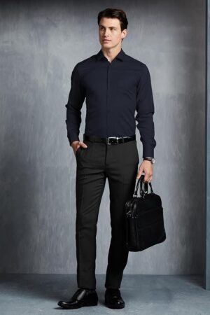 Symbol Premium Men's Wrinkle-Resistant Regular Fit Cotton Formal Shirt