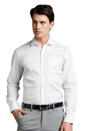 Symbol Premium Men's Wrinkle-Resistant Regular Fit Cotton Formal Shirt