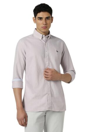 Van Heusen Men's Solid Slim Fit Shirt