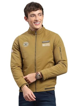 Monte Carlo Mens Smart Fit Solid Zipper Full Sleeve Winter Jacket | Warm Coat for Men | Stylish Full Sleeve Zipper Jacket (Pack Of 1)